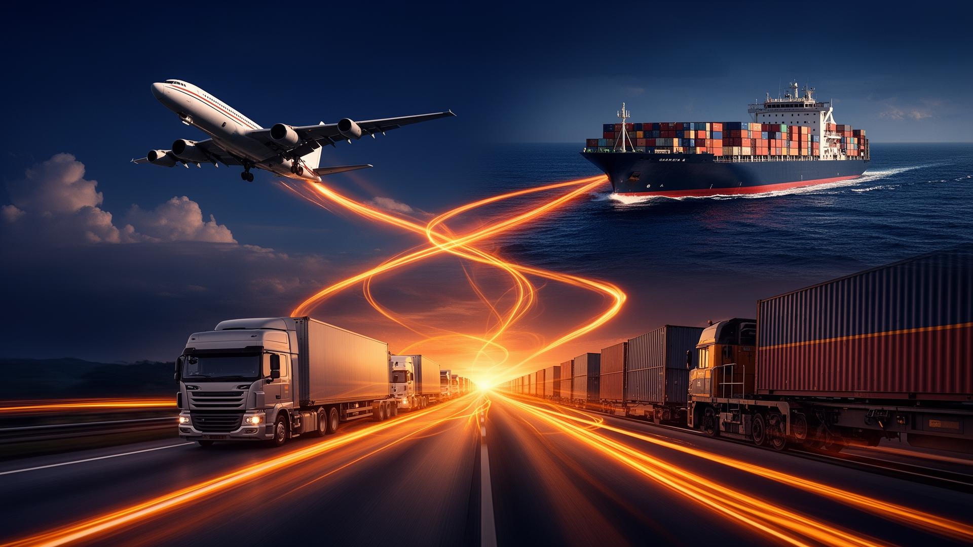 Air, sea, road and rail cargo converging